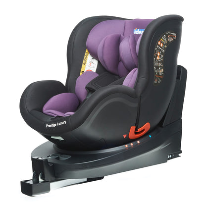Scaun auto Profesional dedicat pentru copil, BABY JOLIE PRESTIGE LUXURY IDL Collection ,picior telescopic stabil, Pentru 3 grupe de greutate intre 0-36 Kg, Tehnologie ISOFIX , Rotire 360 grade cu Reglarea pozitiei de somn, Violet