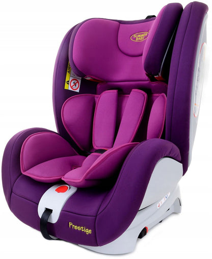 Scaun auto Profesional dedicat pentru copil, BABY JOLIE PRESTIGE IDL Collection , Pentru 3 grupe de greutate intre 0-36 Kg, Tehnologie ISOFIX si Centura TOP TETHER, Rotire 360 grade cu Reglarea pozitiei de somn si a inaltimii tetierei, Violet