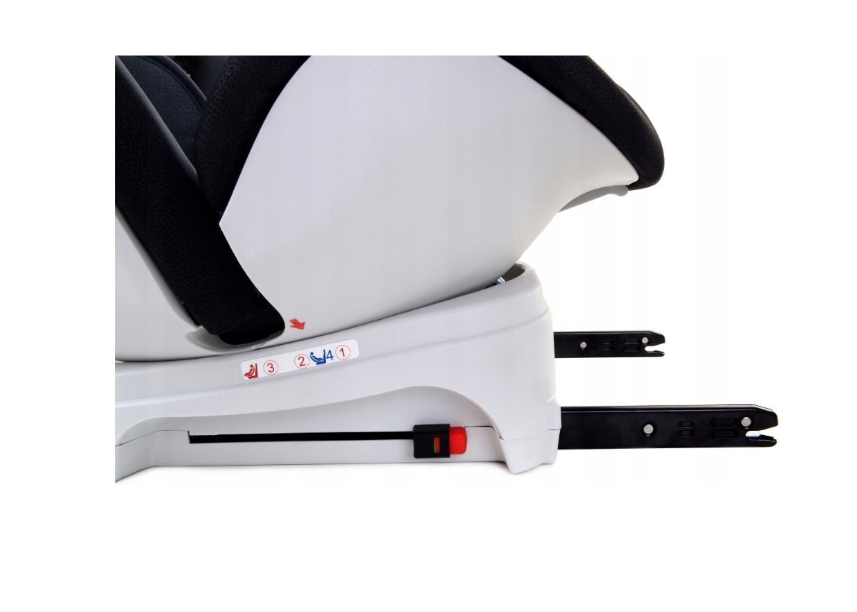 Scaun auto Profesional dedicat pentru copil, BABY JOLIE PRESTIGE IDL Collection , Pentru 3 grupe de greutate intre 0-36 Kg, Tehnologie ISOFIX si Centura TOP TETHER, Rotire 360 grade cu Reglarea pozitiei de somn si a inaltimii tetierei, Violet