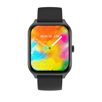Ceas Smartwatch Prince Collection IdealStore, Ecran Tactil 1.96 inch, Preluare Apeluri si Mesaje Bluetooth, Monitorizare Ritm Cardiac si Somn, Multi-Sport, Difuzor si Microfon incorporat, IP67, Alarma, Android-IOS, Long Battery, Black Edition