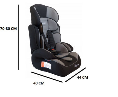 Scaun auto PROFESIONAL pentru copil , Prince Junior Brown , Model 2018 , Pentru 3 grupe de greutate intre 9-36 kg, , Culoare Negru-Maro, ce asigura maximul de siguranta si confort pentru copilul dumneavoastra, ideal pentru calatorii