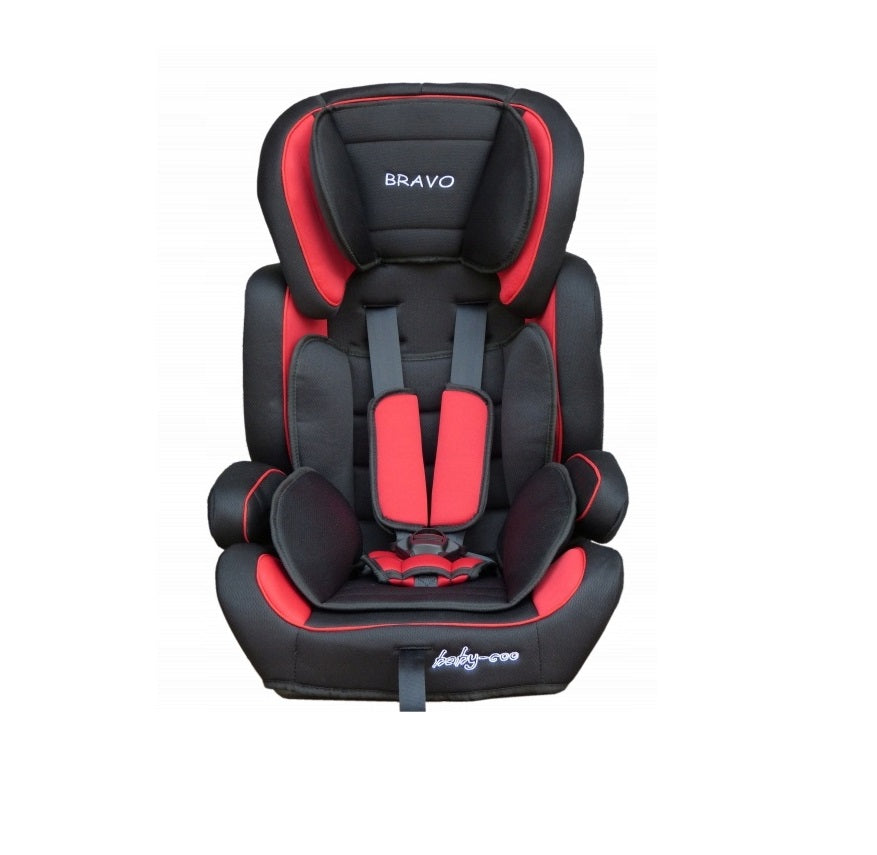 Scaun auto PROFESIONAL pentru copil, Prince Junior Red, Model 2018, Pentru 3 grupe de greutate intre 9-36 kg,, Culoare Negru-Rosu, ce asigura maximul de siguranta si confort pentru copilul dumneavoastra, ideal pentru calatorii