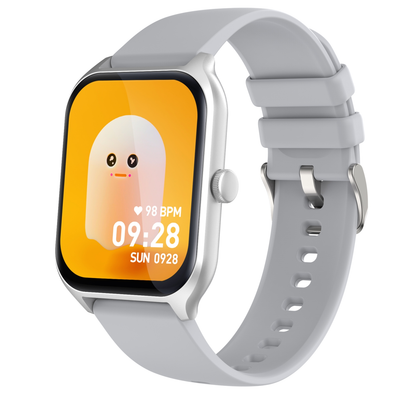 Ceas Smartwatch Prince Collection IdealStore, Ecran Tactil 1.96 inch, Preluare Apeluri si Mesaje Bluetooth, Monitorizare Ritm Cardiac si Somn, Multi-Sport, Difuzor si Microfon incorporat, IP67, Alarma, Android-IOS, Long Battery, Silver Edition