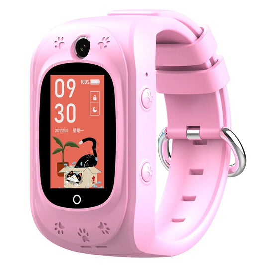 Ceas SmartWatch Pentru Copii ProKids idealStore, Ecran Tactil Color 1.14 inch, Functie Telefon, Apel Video, Interactiune Vocala Inteligenta, Monitorizare GPS in Timp Real, Buton SOS, Istoric Traseu, Alarma Perimetru de Securitate, Wifi/Bluetooth, Roz