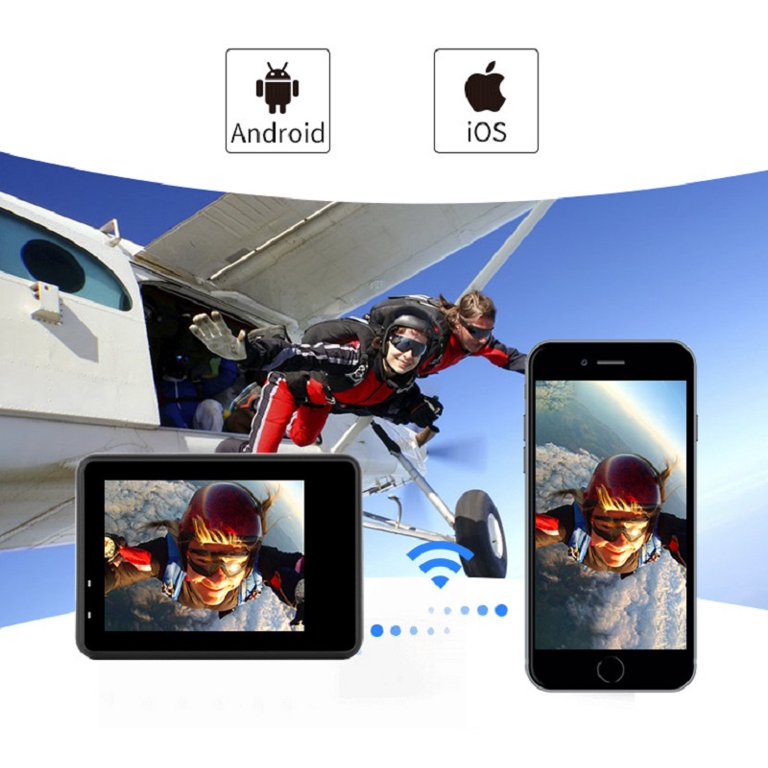 Camera de Actiune idealSTORE SmartGO-Cam 4K Ultra HD, Foto 16 MP, Video 4K/30fps, Waterproof 30 m, Telecomanda, Functie de Inregistrare, Autonomie 90 minute, Unghi Larg 170, Wifi, Ecran Tactil