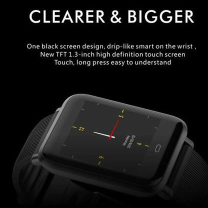 Ceas Smartwatch si Bratara Fitness Qatar 9 Duo, Cu Monitorizare Puls, Pasi, Calorii, Notificare Mesaje, IP67 Waterproof, Culoare Negru, Alaturi de Bratara de Rezerva CADOU