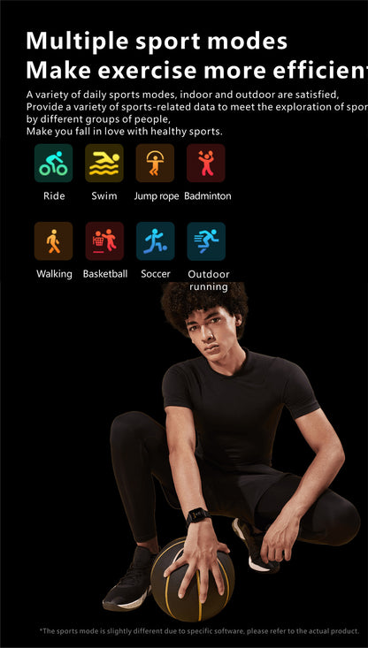 Smartwatch QATAR IdealStore, Dimensiune ecran 1.7 inch, Rezistent la apa IP67, Monitorizarea somnului, Ritm cardiac, Fitness, Functia preluare apel prin Bluetooth, conectivitate Android sau IOS, Notificari, Facebook, Verde