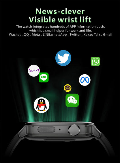 Smartwatch QATAR IdealStore, Dimensiune ecran 1.7 inch, Rezistent la apa IP67, Monitorizarea somnului, Ritm cardiac, Fitness, Functia preluare apel prin Bluetooth, conectivitate Android sau IOS, Notificari, Facebook, Verde