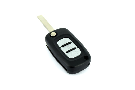 Carcasa telecomanda cheie compatibila Renault tip briceag 3 butoane