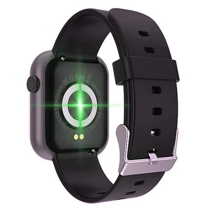 Ceas SmartWatch idealSTORE Refined Legend, Display IPS de 1.3 inch 2,5D cu margini curbate, Bratara de silicon, IP67, Monitorizeaza ritmul cardiac, Tensiunea arteriala, Oxigenul din sange, Somnul, Caloriile arse, Negru