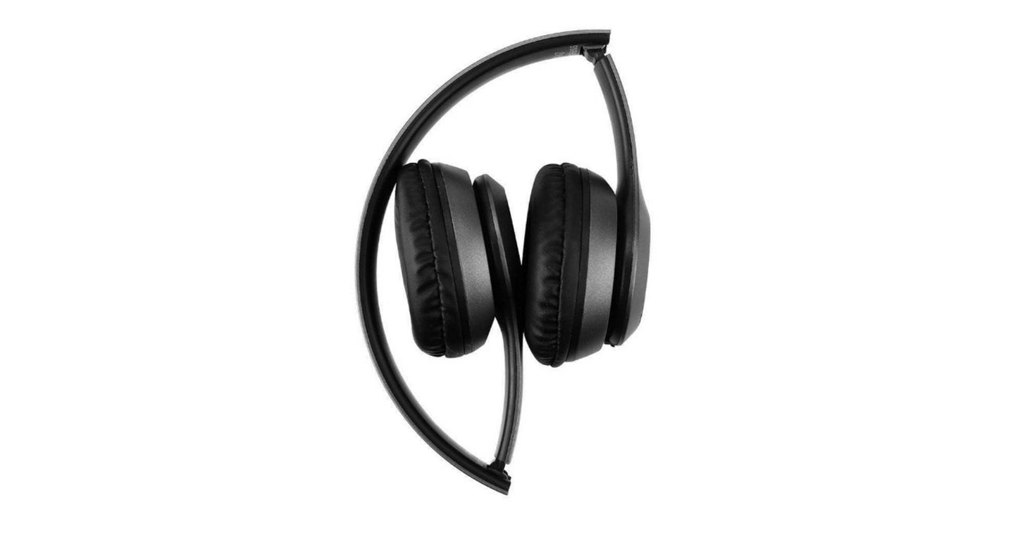 Casti Wireless Profesionale R47 idealSTORE, Control volum, Lumini led de semnalizare, Bluetooth 4,1, Card SD, Mp3 Player, Radio FM, Autonomie 15 ore, Distanta fuctionala 10 m, Culoare Negru