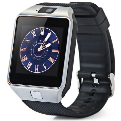 Smartwatch si Telefon Metalic Retro Vibes, cu Card Micro-SD, Conectivizate Bluetooth 4.0, Touchscreen Capacitiv, Notificari WhatsApp, SMS, Apeluri, Camera 1,3 MPX, Monitorizare Somn, Sedentarism, Anti-pierdere, Browser, Facebook, Culoare Argintiu