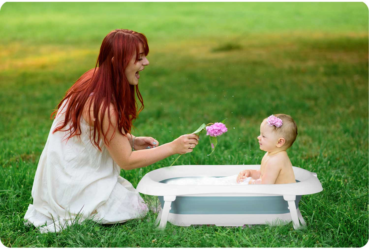 Cadita Pliabila pentru baie copii RicoKids idealSTORE, Dimensiuni 50 x 21 cm, Finisaj antiderapant, DOP senzor de temperatura, Durabila, Sarcina maxima 50 Kg