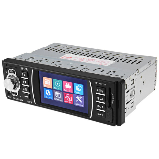 Radio MP3 / MP5 Player 1DIN IDL cu Mirrorlink si BLUETOOTH, Suport video pentru camera, USB, Card, Radiator racire, Telecomanda