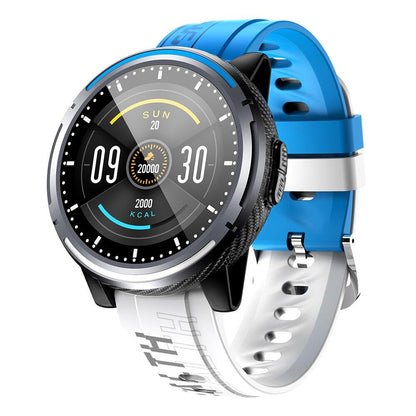 Ceas SmartWatch SUPER FASHION 26 idealSTORE, Ecran color IPS, Compatibilitate Android-IOS, Display 1.28 inch, Monitorizeaza, Ritmul cardiac, Tensiunea arteriala, Oxigenul din sange, Somnul, Caloriile arse, IP 67 WATERPROOF, Pedometru