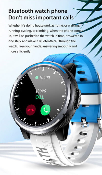 Ceas SmartWatch SUPER FASHION 26 idealSTORE, Ecran color IPS, Compatibilitate Android-IOS, Display 1.28 inch, Monitorizeaza, Ritmul cardiac, Tensiunea arteriala, Oxigenul din sange, Somnul, Caloriile arse, IP 67 WATERPROOF, Pedometru