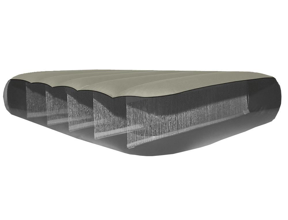 Saltea Gonflabila pentru camping IDL King Sleep Well pentru 1 persoana, 191 x 76 x 25 cm, Fabricata din material rezistent din PVC