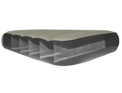 Saltea Gonflabila pentru camping IDL King Sleep Well pentru 1 persoana, 191 x 76 x 25 cm, Fabricata din material rezistent din PVC