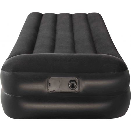 Saltea gonflabila pentru camping IDL Sky Sleep cu pompa electrica incorporata, pentru o persoana, 191x97x46 cm, Impermeabila, fabricata din material rezistent si poliester