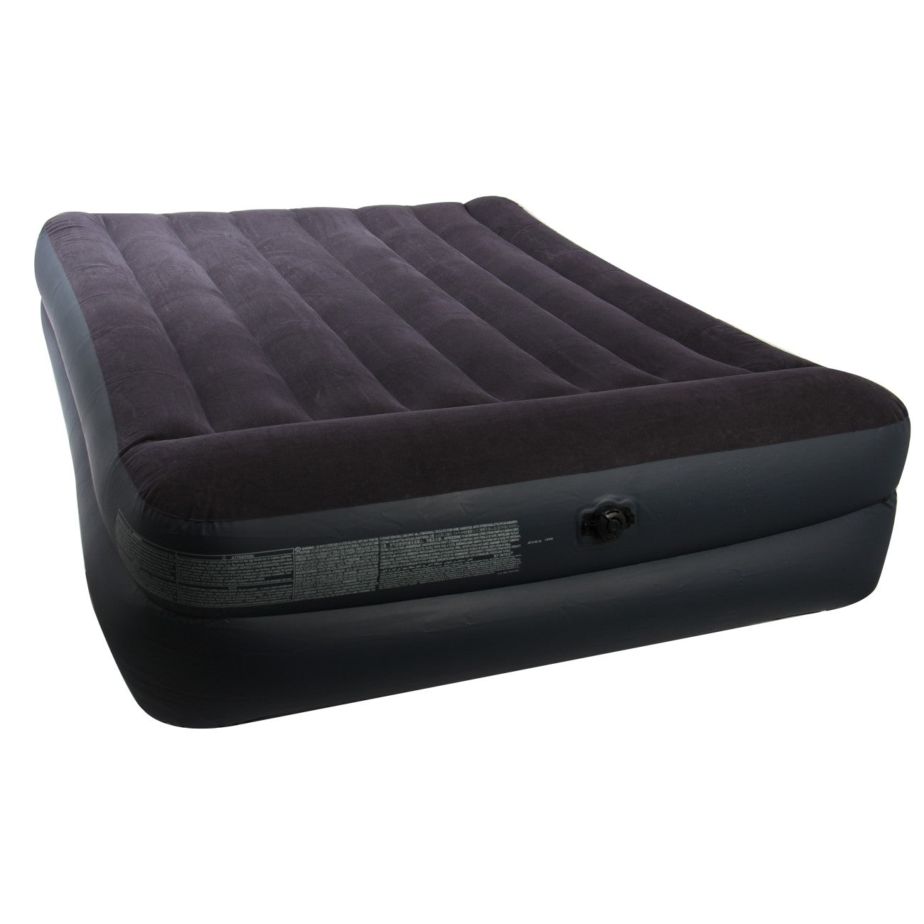 Saltea gonflabila pentru camping IDL Sleep High Delux cu pompa electrica, pentru 2 persoane, 203x152x46, fabricata din material rezistent