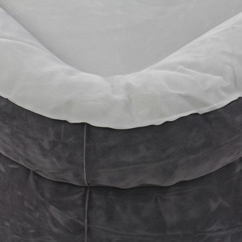 Saltea gonflabila pentru camping IDL FiberTech cu pompa electrica, pentru 2 persoane, 203x152x46, fabricata din material rezistent si poliester