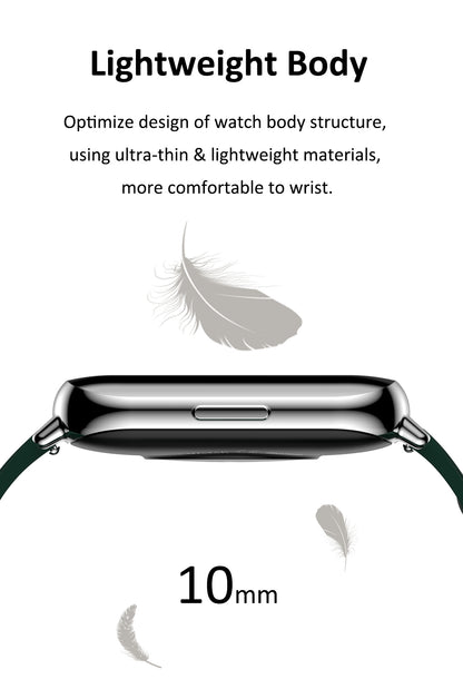 Ceas SmartWatch Saphir idealStore, Ecran HD 1.69 inch, Notificari Apeluri/Mesaje, Monitorizare Ritm Cardiac si Tensiune Arteriala, Compatibil iOS/Android, Negru