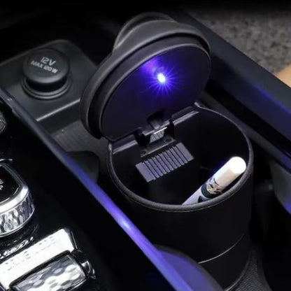 Scrumiera eleganta universala cu iluminare led auto