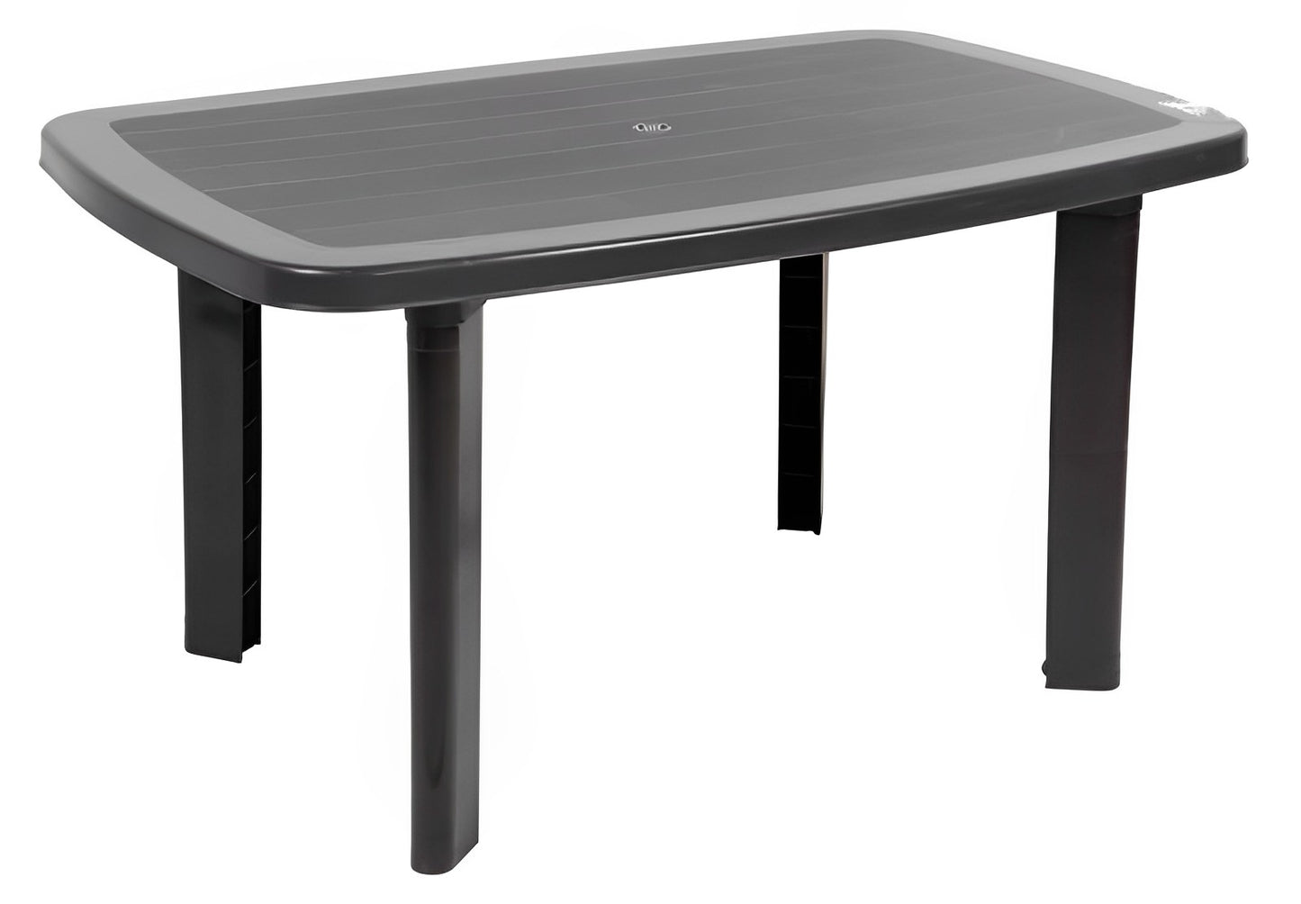 Set Masa cu 6 Scaune de Gradina, Terasa, idealSTORE, Plastic de Inalta Calitate, Polietilena, Dimensiuni masa 135 x 85 x 72 cm, Rezistent la Actiunea Factorilor Atmosferici Nocivi si a Razelor UV, Culoare Maro, Greutatea maxima 120 Kg