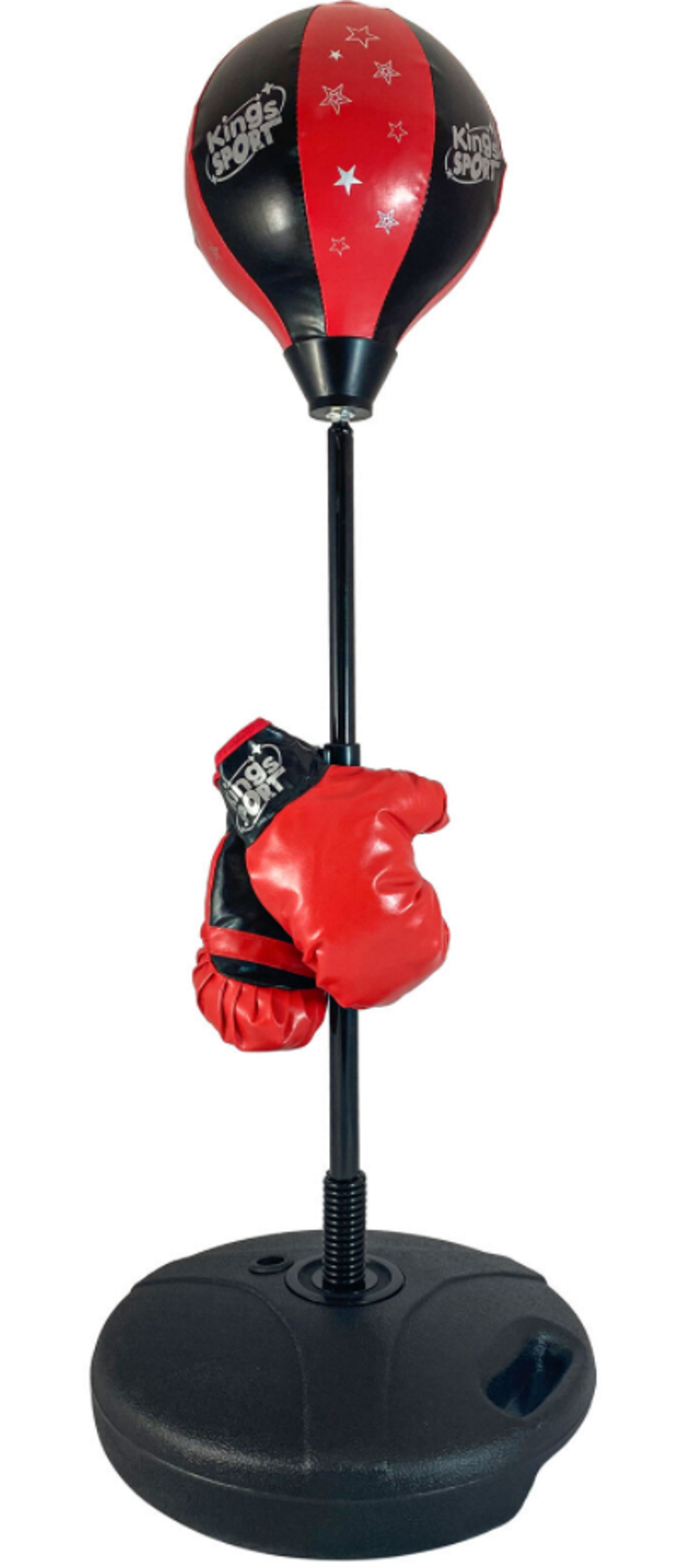 Set de joaca tip Box interactiv idealSTORE King Boxing Sport, Kitul dezvolta coordonarea motorie si agilitatea, Dimensiune universala