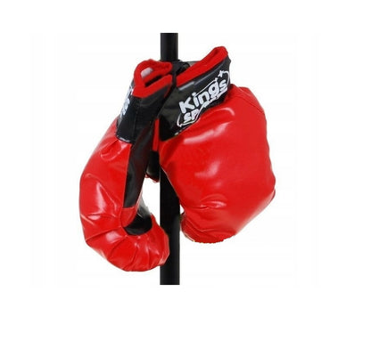 Set de joaca tip Box interactiv idealSTORE King Boxing Sport, Kitul dezvolta coordonarea motorie si agilitatea, Dimensiune universala