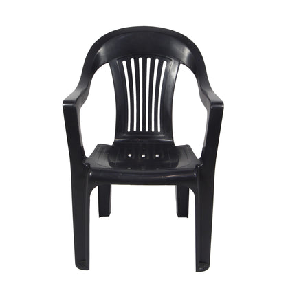 Set masa Gradina IdealStore Bali cu 6 SCAUNE, 140x70x70cm, Realizat din plastic de inalta calitate, Rezistent la UMIDITATE, Permite adaptari creative si inovatoare, Antracit Perlat