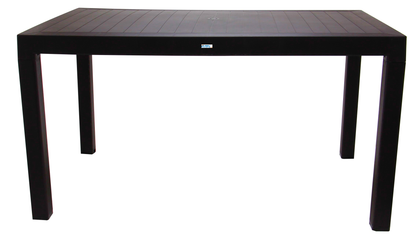 Set Masa Terasa sau Gradina cu 6 Scaune idealStore Premium Table 140x80x75 cm, Calitate Premium, Rezistent la Apa, Soare, Inghet, Umezeala, Utilizare Multipla