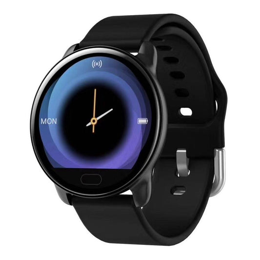 Ceas SmartWatch IdealSTORE Smart Fit 90 cu bratara de silicon, Functie Oximetru SpO2, Functie avertizare sedentarism, Monitorizarea ritmului cardiac, Notificari Apeluri, SMS, Aplicatii, Rezistent la apa IP67, Ecran Full Touch 1.3 inch, Negru