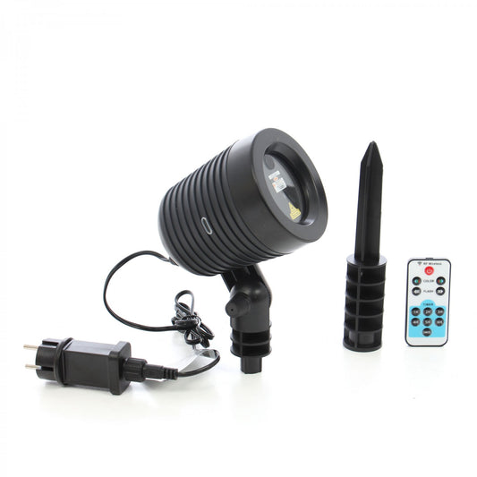 Instalatie Craciun IDL Laser Shower cu telecomanda, pentru iluminarea casei, 9 Functii ce pot oferi un joc de lumini in combinatia de culori rosu si verde