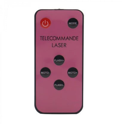 Instalatie Craciun IDL Laser Shower cu telecomanda si microfon pentru iluminarea interioara a locuintei, Efecte multiple, Proiectii de imagini si jocuri de lumini bicolore alaturi de set 12 fundite rosii pentru decorarea bradului