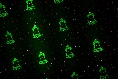 Instalatie Craciun IDL Laser Shower cu Telecomanda ce schimba infatisarea casei realizand diferite proiectii speciale cu lumini in nuante de rosu si verde