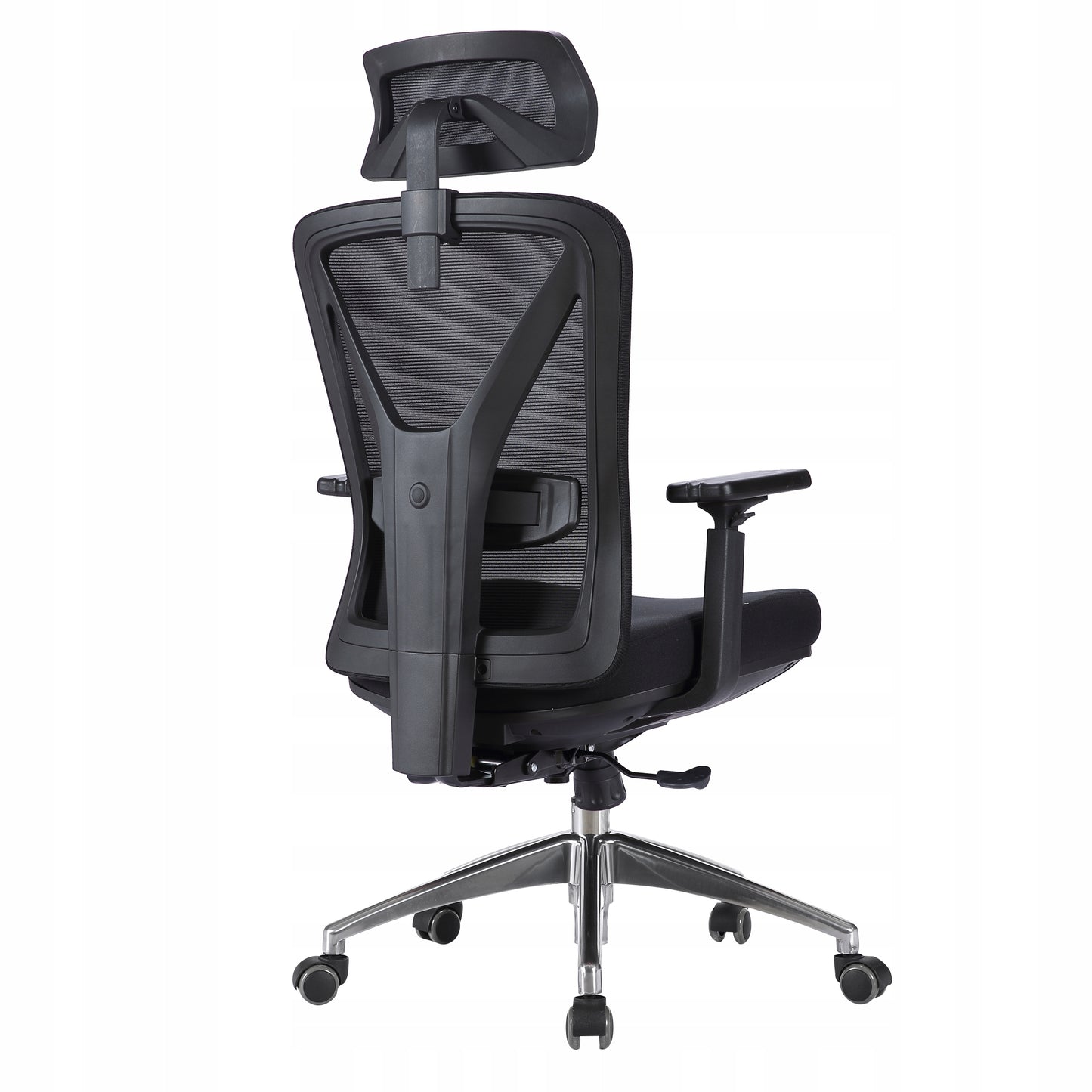 Scaun de birou Rotativ idealSTORE Vito Elite Plus Collection, Echipat cu spuma confortabila, Spate respirabil, Cotiere 3D reglabile, Baza din aluminiu, Posibilitatea inclinarii spatarului pana la 130 , Suport pentru picioare retractabil, Maxim 130 kg