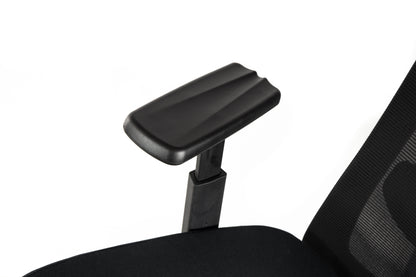 Scaun de birou Rotativ idealSTORE Vito Elite Plus Collection, Echipat cu spuma confortabila, Spate respirabil, Cotiere 3D reglabile, Baza din aluminiu, Posibilitatea inclinarii spatarului pana la 130 , Suport pentru picioare retractabil, Maxim 130 kg