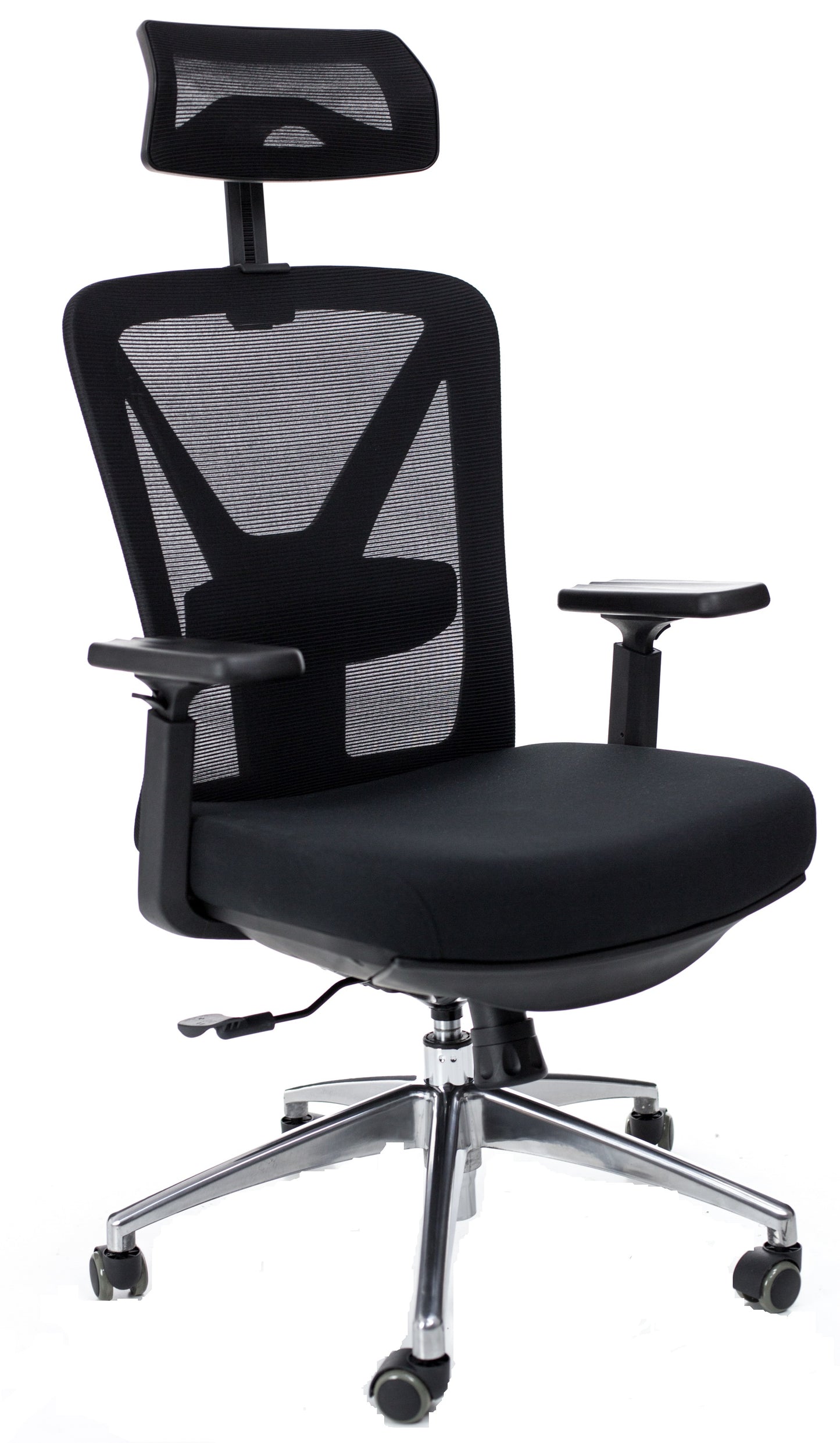 Scaun de birou Rotativ idealSTORE Vito Elite Plus Collection, Echipat cu spuma confortabila, Spate respirabil, Cotiere 3D reglabile, Baza din aluminiu, Posibilitatea inclinarii spatarului pana la 130 , Suport pentru picioare retractabil, Maxim 130 kg