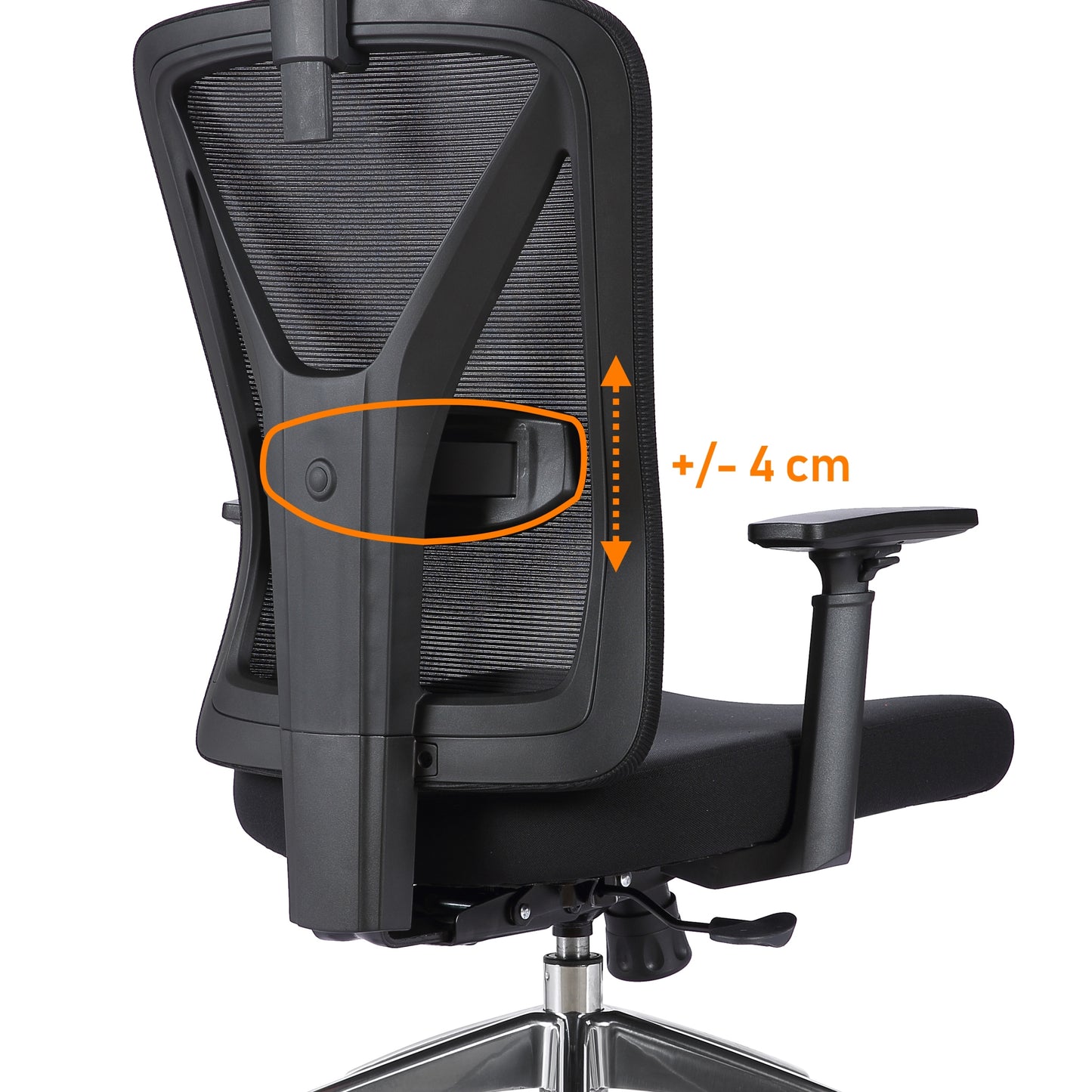 Scaun de birou Rotativ idealSTORE Vito Elite Plus Collection, Echipat cu spuma confortabila, Spate respirabil, Cotiere 3D reglabile, Baza din aluminiu, Posibilitatea inclinarii spatarului pana la 130 , Suport pentru picioare retractabil, Maxim 130 kg