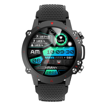 Ceas SmartWatch Skeleton Lux idealSTORE, Display IPS 1.52 inch, Android/IOS, Apel Bluetooth, Mesaje, Retele Solciale, Control Muzica-Camera Fitness Traker, Monitorizare Somn, Oxigenul din Sange, Tensiune Arteriala, Vremea, Pasii, IP67, 100+ Moduri Sport
