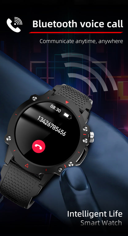 Ceas SmartWatch Skeleton Lux idealSTORE, Display IPS 1.52 inch, Android/IOS, Apel Bluetooth, Mesaje, Retele Solciale, Control Muzica-Camera Fitness Traker, Monitorizare Somn, Oxigenul din Sange, Tensiune Arteriala, Vremea, Pasii, IP67, 100+ Moduri Sport