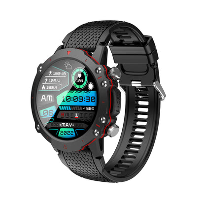 Ceas SmartWatch Skeleton Lux idealSTORE, Display IPS 1.52 inch, Android/IOS, Apel Bluetooth, Mesaje, Retele Solciale, Control Muzica-Camera Fitness Traker, Monitorizare Somn, Oxigenul din Sange, Tensiune Arteriala, Vremea, Pasii, IP67, 100+ Moduri Sport