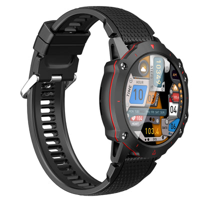 Ceas SmartWatch Skeleton Lux idealSTORE, Display IPS 1.52 inch, Android/IOS, Apel Bluetooth, Mesaje, Retele Solciale, Control Muzica-Camera Fitness Traker, Monitorizare Somn, Oxigenul din Sange, Tensiune Arteriala, Vremea, Pasii, IP67, 100+ Moduri Sport