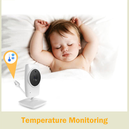 Sistem de Monitorizare Video si Audio Baby SuperCam idealStore, Ecran 3.2 inch, Comunicare Bidirectionala, Mod Eco, Cantece de Leagan, Monitor de Temparatura, Vedere Noctura, Rotire Orizontala/Verticala, Wireless