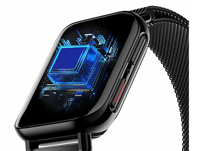 Ceas SmartWatch Qwath idealStore, Functie Apel Primit, Monitor de Somn, Monitor Ritm Cardiac, Tesiunea Arteriala, Tracker Fitness Ecran TFT 1.54 inch, Rezistent la Apa IP67, Compatibil iOS si Android, Negru