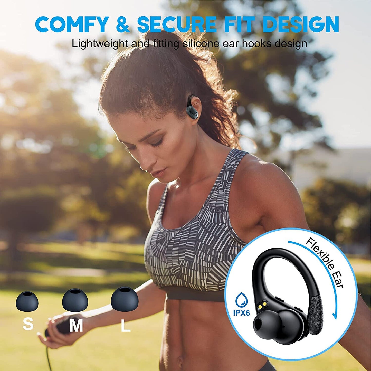 Casti Wireless Smart idealSTORE, Afisaj Digital Smart LED, Active Noise Cancelling, Auto Reconnect, Bluetooth 5.1, Autonomie 60 Ore, IPX6, Incarcare Rapida USB-C, Microfon Incorporat CVC, 3 Dimensiuni de Varfuri, Cutie cu Afisaj Dual LED, Dark Edition