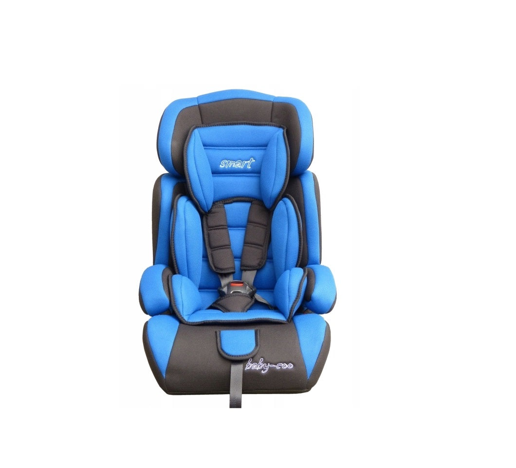Scaun auto PROFESIONAL pentru copil, SMART BABY 2019, Limited Edition, Pentru 3 grupe de greutate intre 9-36 KG, Culoare Negru-Albastru, Imbina perfect confortul si siguranta copilului, Destinat calatoriilor