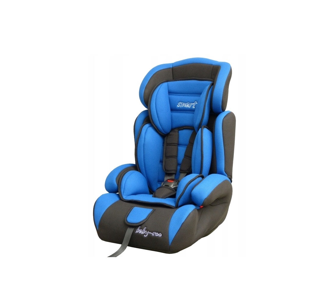 Scaun auto PROFESIONAL pentru copil, SMART BABY 2019, Limited Edition, Pentru 3 grupe de greutate intre 9-36 KG, Culoare Negru-Albastru, Imbina perfect confortul si siguranta copilului, Destinat calatoriilor