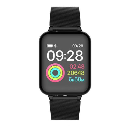 Ceas Smartwatch Fitness BestTime Hero Black, 1.3 inch Full Touch Screen, Control complet al sanatatii, Monitorizare somn, Cronometru, GPS, Photo Control, Reglarea luminozitatii ecranului, Functie Anti-Lost, Negru